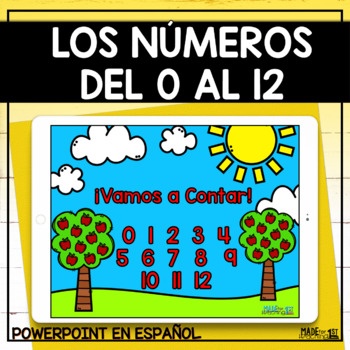 Preview of Los números hasta 12 | Spanish PowerPoint Presentation