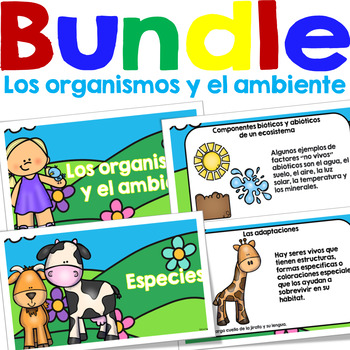 Preview of Los organismos y el ambiente | Bundle