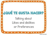 Gustar & los pasatiempos (Likes and Dislikes in Spanish)