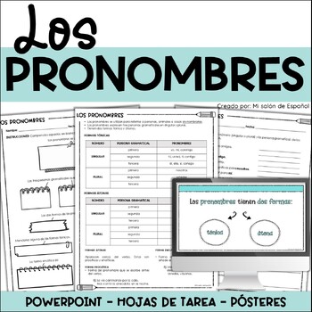 Preview of Los pronombres personales | Personal pronouns in Spanish