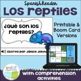 Los reptiles Spanish Reptile Animal Classification Reader 
