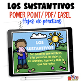 Los sustantivos - Power Point - Tareas imprimibles - Spanish 