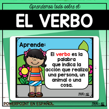 Preview of Los verbos | Spanish Verbs PowerPoint