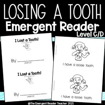 Preview of Losing a Tooth Dental Health Emergent Reader Level C