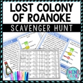 Lost Colony of Roanoke Activity - Scavenger Hunt Challenge