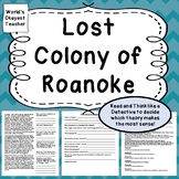 Lost Colony of Roanoke: Think Like A Detective!