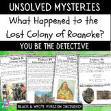 Lost Colony of Roanoke- You Solve the Mystery; Activity; D