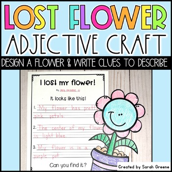 Preview of Spring Adjective Craft & Writing