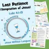 Lost Patience Lent 1 (Temptation of Jesus) - Kidmin lesson
