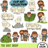Lost Sheep Parable Clip Art Collection (FLAT COLOR ONLY)