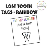 Lost Tooth Tags Rainbow #austeacherBFR