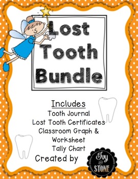 Preview of Lost Tooth Bundle {Journal, Graphs, Worksheet, Certificates}