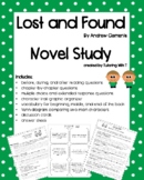 Lost and Found by Andrew Clements Novel Study