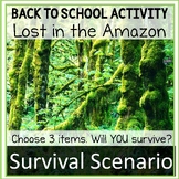 Back to School Activity - Ice Breaker - Lost in the Amazon