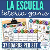 La Escuela School Supplies Spanish Lotería Bingo Game voca