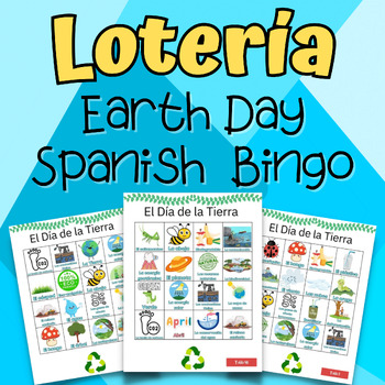 Preview of Lotería El Día de la Tierra - Earth Day Bingo (Spanish)