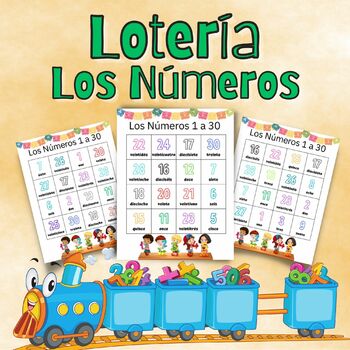 Preview of Lotería - Los Números - Spanish Bingo