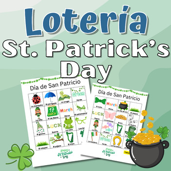 Preview of Loteria Dia de San Patricio - St. Patrick's Day Bingo (Spanish)