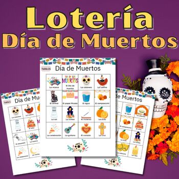 Preview of Lotería El Día de Muertos - Day of the Dead Bingo (Spanish)