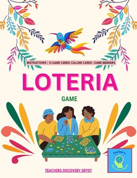 Preview of Loteria Game - Mexican Bingo - Calling Cards, Pictures, Instructions - ESL, YL