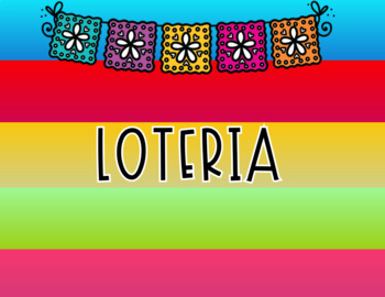 Preview of Loteria  Game in English, Bingo Game, Class Activities