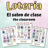 Lotería de El Salon de Clase - Classroom items Bingo (Spanish)