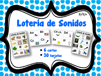 Preview of Loteria de Sonidos en Español