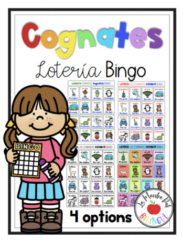 Preview of Lotería de cognados- Cognates Bingo