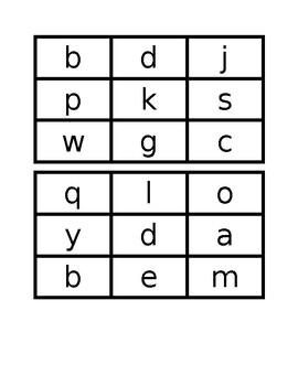 Lotería de letras/Letter Bingo by Profe Schindie | TPT