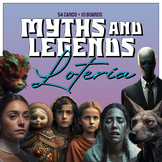 Lotería of Myths and Legends (54 cards + 10 boards) (Engli