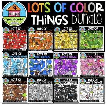 Preview of Lots of Color Things Bundle (P4Clips Trioriginals) COLOR CLIPART