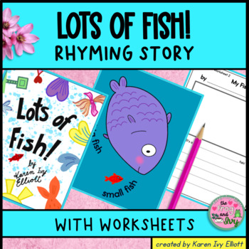 Preview of Lots of Fish! Rhyming Story and Activities