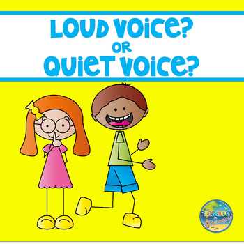 loud voice quiet level preschool teacherspayteachers
