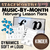 Loud and Soft Activities - Kindergarten Music - February M