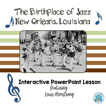 Preview of Louis Armstrong & New Orleans Jazz PowerPoint