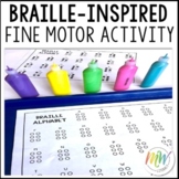 Braille Fine Motor Craft Activity