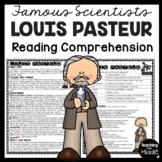 Scientist Louis Pasteur Biography Reading Comprehension Wo