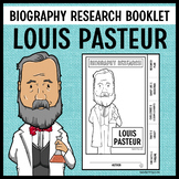 Louis Pasteur Biography Research Booklet