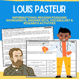 Louis Pasteur: Informational Science Reading Biography & N