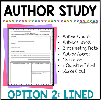 An Author Study for Third Grade: Sideways Stories by Louis Sachar