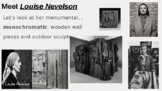 Louisa Nevelson/ Monochromatic Assemblages