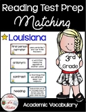 Louisiana 3rd Grade Reading Matching Test Prep Game
