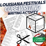 Louisiana Festivals Activity Research Cube with Writing Ex