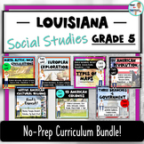 Louisiana Grade 5 Social Studies: Curriculum BUNDLE! (No-P