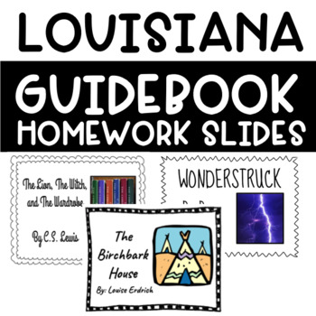 Preview of Louisiana Guidebook Homework Slides