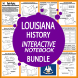 Louisiana History State Study Bundle – ALL Content Include