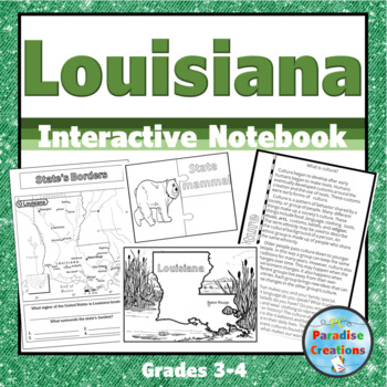 Preview of Louisiana Interactive Notebook