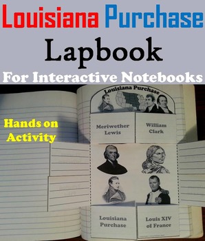 Preview of Louisiana Purchase Activity Interactive Notebook (Westward Expansion Unit)