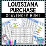 Louisiana Purchase Activity - Scavenger Hunt Challenge - G