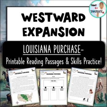 Preview of Louisiana Purchase Close Reading: an introduction to Westward Expansion- FREE!